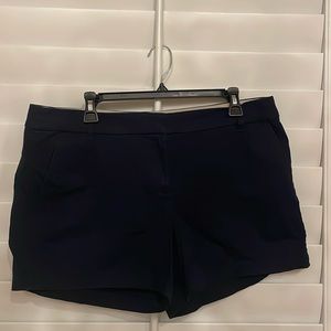 J. Crew Navy Chino Shorts Size 14; 5” length
